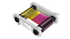 Полноцветная лента (YMCKO) на 500 оттисков с чистящим роликом; для принтера Advent SOLID 700 в Магнитогорске