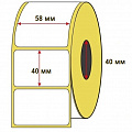 Термотрансферные этикетки 58мм х 40мм без ГТД