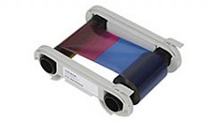 Полноцветная лента (YMCKOK) для двусторонней печати на 500 оттисков с чистящим роликом в Магнитогорске